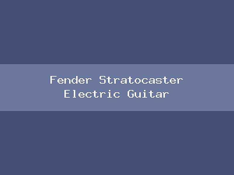 Fender Stratocaster Electric Guitar